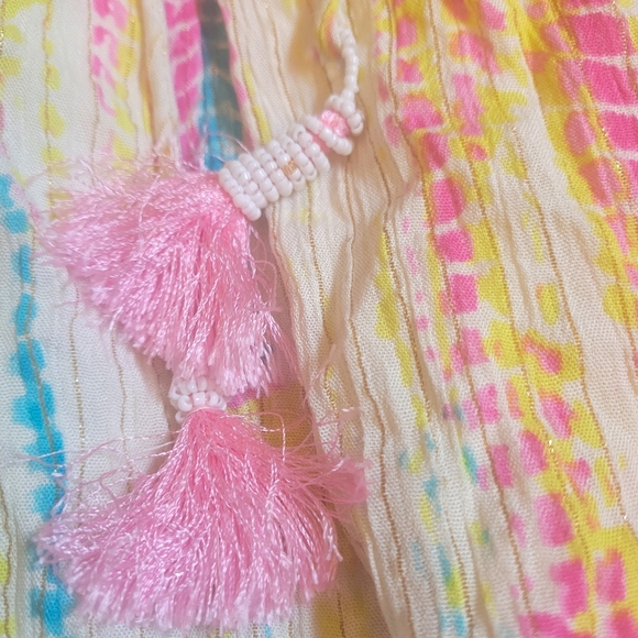 Floor Length Maxi Dress Lined Fairy Core Pastel Bohemian Hippie Cut Out Dress - Picture 8 of 8